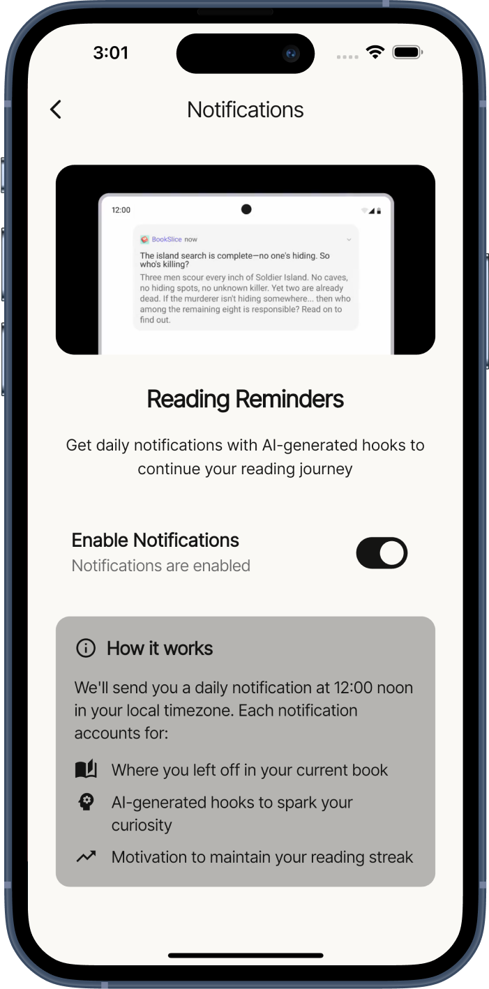 Build a reading habit.